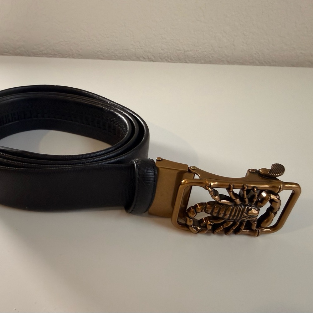 New genuine leather scorpion belt - Picture 6 of 16
